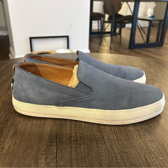 Allen Edmonds Blue Canvas Slip-On Loafers main image 5